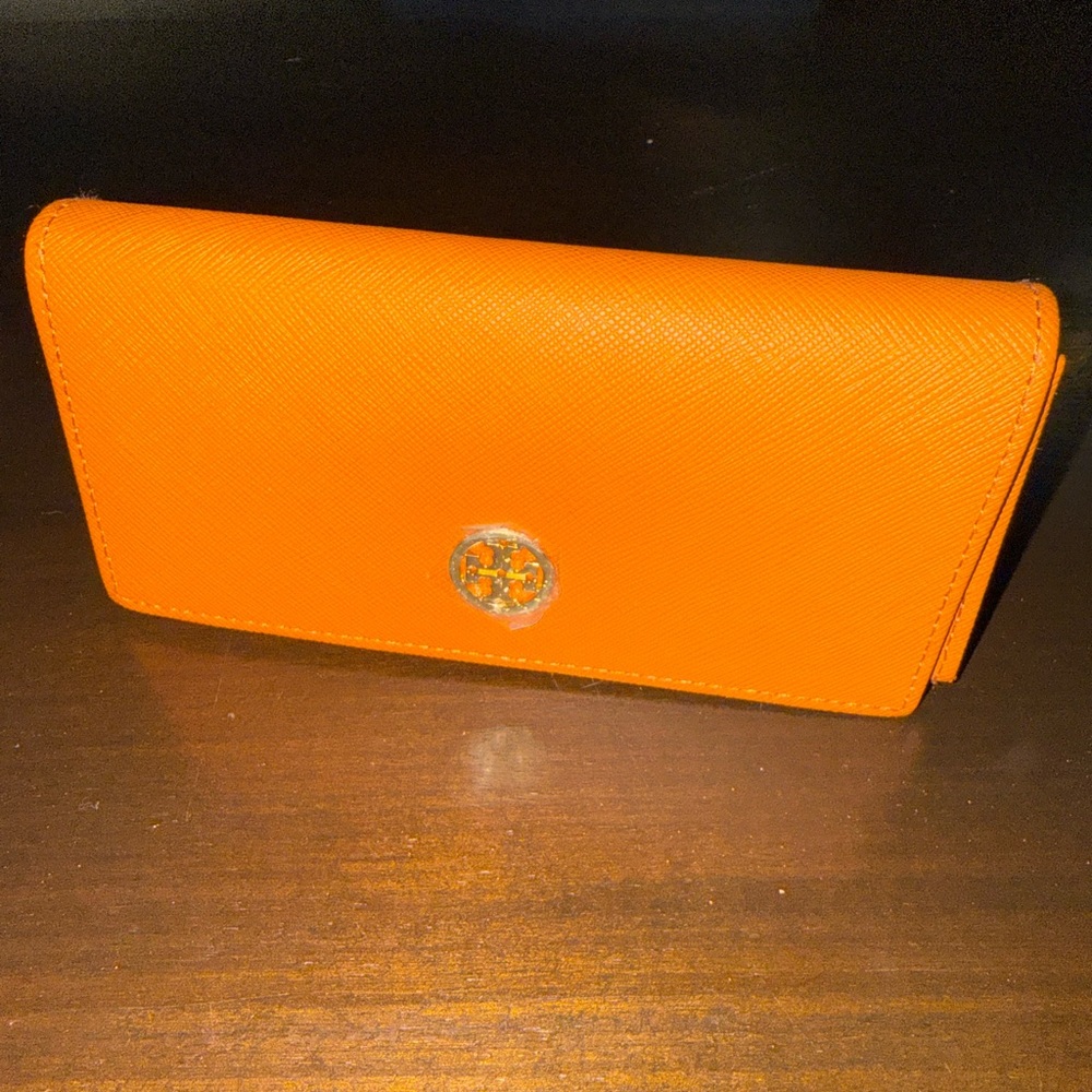 Tory Burch Orange Sunglasses Cover Case NWT